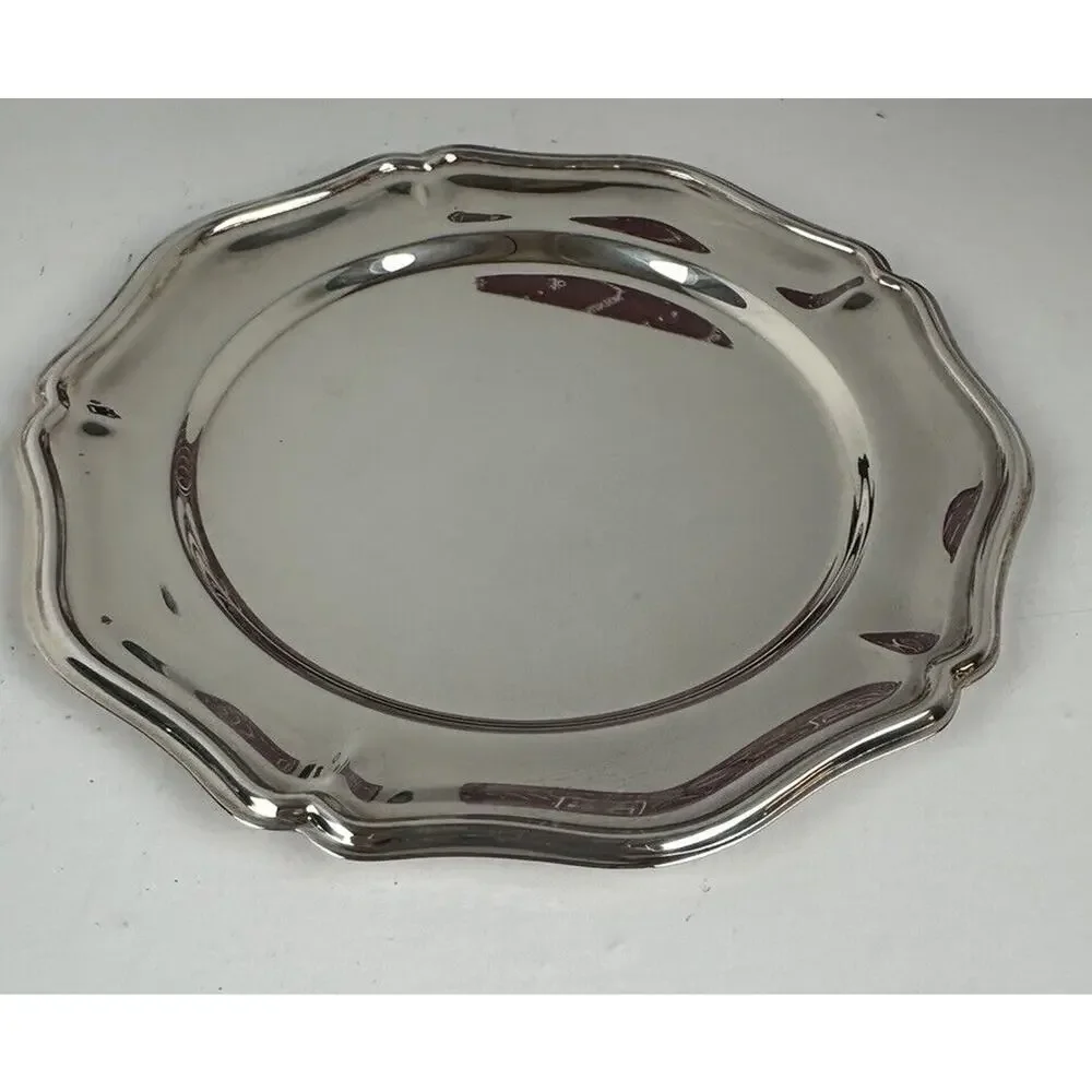Silver Plate Sheridan English Style Bowl & Plate Candy Mint 4.5x 4.5